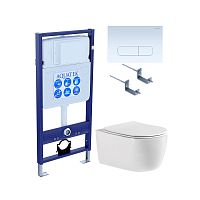 Комплект Aquatek SET Европа cmp013: рама Standard INS-0000012 + крепеж KKI-0000002 + клавиша KDI-0000013 + унитаз AQ1106-00 с тонким сиденьем Soft-close, белый Комплект Aquatek SET Европа cmp013: рама Standard INS-0000012 + крепеж KKI-0000002 + клавиша KDI-0000013 + унитаз AQ1106-00 с тонким сиденьем Soft-close, белый