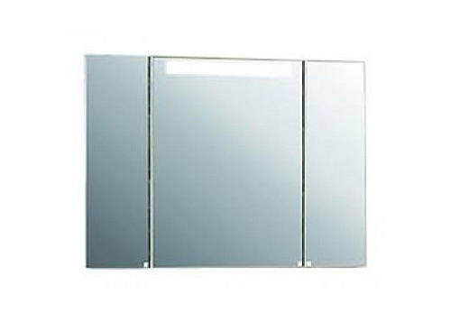 Зеркальный шкаф Акватон 1A113402MA010 Мадрид 120х75 см, со светильником, белый купить недорого в интернет-магазине Керамос