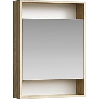 Зеркальный шкаф AQWELLA SIT0406DB City 60х80 см, дуб балтийский купить недорого в интернет-магазине Керамос