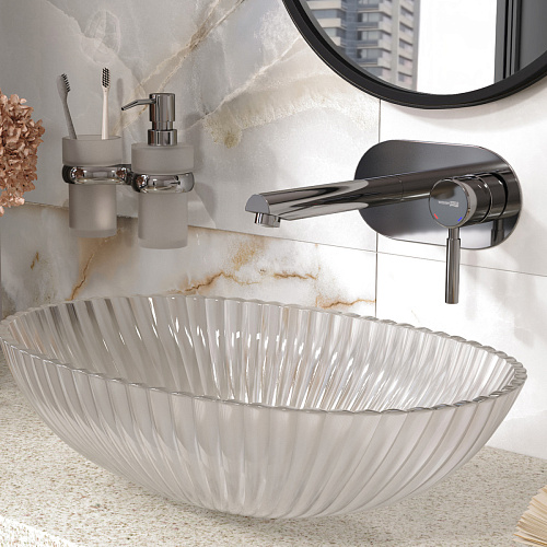 Смеситель WasserKRAFT Main 4130 для раковины встраиваемый, хром Смеситель WasserKRAFT Main 4130 для раковины встраиваемый, хром