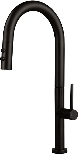 Смеситель Deante BQO_N72M Olfato для кухни с выдвижным изливом, Nero (черный) Смеситель Deante BQO_N72M Olfato для кухни с выдвижным изливом, Nero (черный)