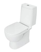 Унитаз-компакт Sanita Luxe FSTSLCC01040622 Fest SL DM напольный 34х62 см, сиденьем soft close/clip up, белый