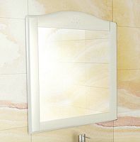 Зеркало Comforty 00-003129893 Монако подвесное 80х90 см, белый