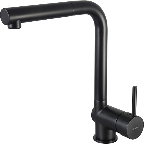 Смеситель Deante BCA_N73M Aster для кухни с вытяжным изливом, Nero (черный)