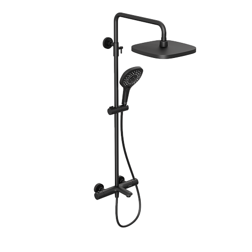 Душевая система с термостатом ABELSBERG Perfecta SNS61202MB