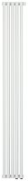 Радиатор Сунержа 12-0312-1805 Эстет-11 отопительный н/ж EU50 1800х225 мм/ 5 секций, белый