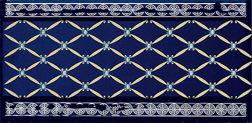 Декор Ape Capricho De Los Zares NefritaCobalto 9.2x20 снят с производства