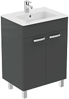 Тумба Ideal Standard E0567TI Tempo для раковины 60х44 см, подвесная, Mid Grey (серый) Тумба Ideal Standard E0567TI Tempo для раковины 60х44 см, подвесная, Mid Grey (серый)