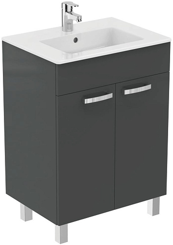 Тумба Ideal Standard E0567TI Tempo для раковины 60х44 см, подвесная, Mid Grey (серый)