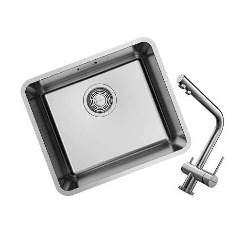 Комплект: мойка+ смеситель Omoikiri 7402.4011 купить недорого в интернет-магазине Керамос