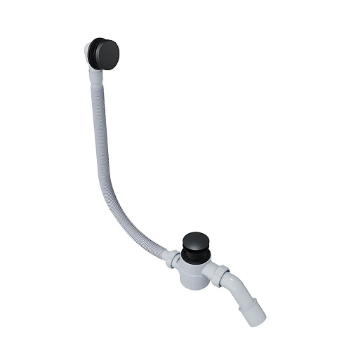 Слив-перелив для ванны Excellent ARIN.3210BL Moli, черный