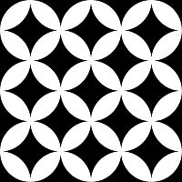 Керамогранит MAYOLICA MADERAS DistrictCirclesBlackPorc