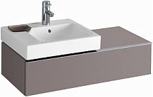 Шкафчик Geberit iCon 840492000 под раковину 890x240x477 мм, платина, глянец, лак