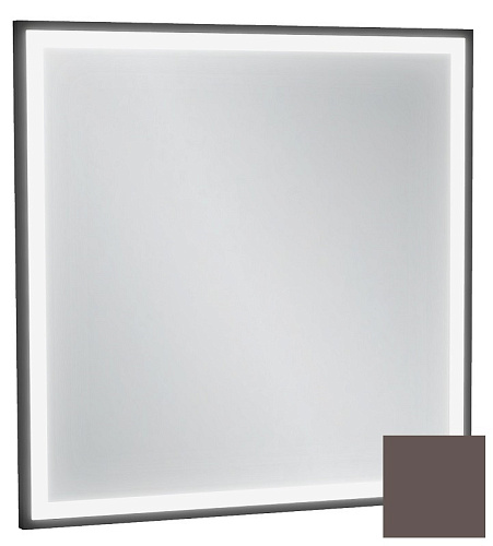 Зеркало Jacob Delafon EB1433-S32 Allure & Silhouette, 60 х 60 см, с подсветкой, рама светло-коричневый сатин купить недорого в интернет-магазине Керамос