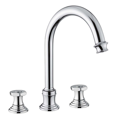 Cezares APHRODITE-BLS2-A-02-S1 Смеситель на раковину на три отверстия, высокий, с донным клапаном, исполнение бронза, ручки Бронза Cezares APHRODITE-BLS2-A-02-S1 Смеситель на раковину на три отверстия, высокий, с донным клапаном, исполнение бронза, ручки Бронза