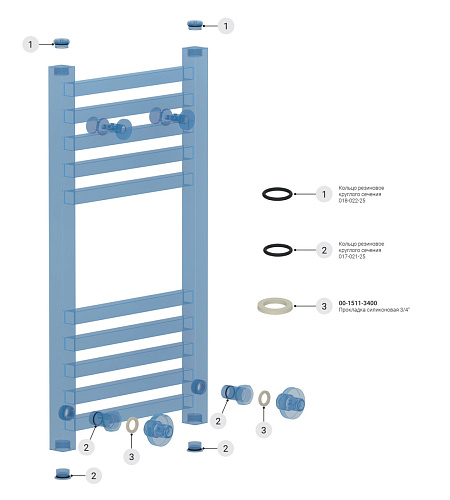 Уплотнитель Сунержа 00-1561-0004 Уплотнитель Сунержа 00-1561-0004