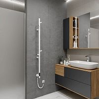 Полотенцесушитель электрический Vincea VTD-1DWE 15х140 см, таймер, белый