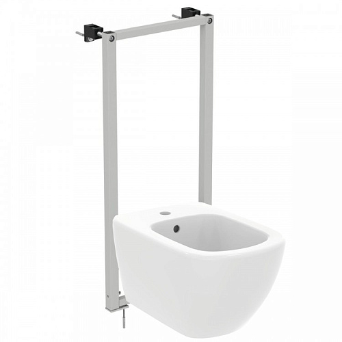 Комплект 2 в 1 Ideal Standard D3868V1 Prosys Tesi: подвесное биде T3552V1 + инсталляция для монтажа R016267, Silk White (белый матовый) Комплект 2 в 1 Ideal Standard D3868V1 Prosys Tesi: подвесное биде T3552V1 + инсталляция для монтажа R016267, Silk White (белый матовый)
