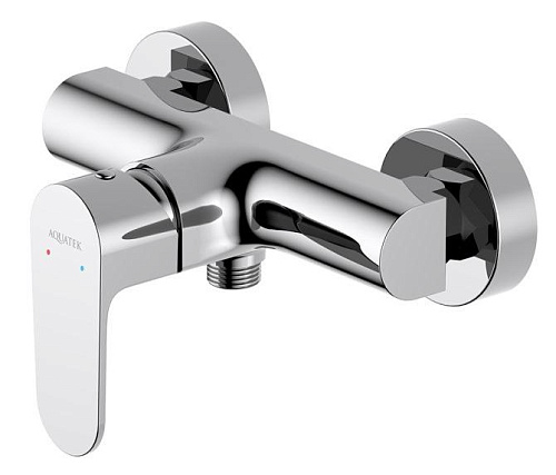 Смеситель Aquatek AQ1260CR Оберон для душа, хром