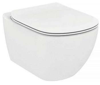 Чаша унитаза Ideal Standard T007901 Tesi подвесного 36х54 см, AquaBlade®, Euro White (евробелый)