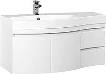 Тумба с раковиной Aquanet 00212990 Опера, 115х43 см, белая