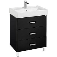 Тумба Акватон 1A1690K1AM950 Америна с раковиной, 70х44 см, черный