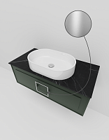 Тумба с раковиной La Fenice Cubo NFNC-01-CUB-G-100-1-M-GB