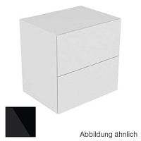 Тумба Keuco 31323570000 Edition 11 боковая 70х53.5 см, черный/черное стекло