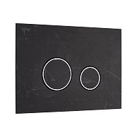Смывная клавиша KKPol 350/PPK/417-00-03 Vitrum Grande V1 Orbis для инсталляции, Quartz, Nero Greco