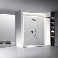 Душевая дверь Veconi VN60-160-01-C5 Vianno VN-60, 160х195 см, профиль хром/стекло прозрачное