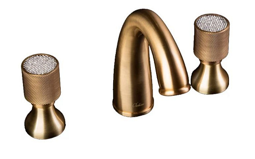 Смеситель для умывальника на 3 отверстия Boheme ROYAL 317-Royal Смеситель для умывальника на 3 отверстия Boheme ROYAL 317-Royal