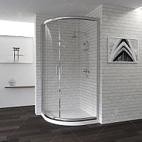 Душевой угол полукруглый RGW PA-50 80х80х190 прозрачное 12085088-11