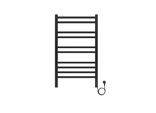 Полотенцесушитель электрический Aquatek AQ EL KP1090BL Альтаир П10 50х90 см, черный муар, Полотенцесушитель электрический Aquatek AQ EL KP1090BL Альтаир П10 50х90 см, черный муар,