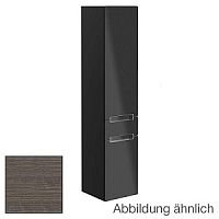 Шкаф-пенал Villeroy & Boch Subway 2.0 A708 00FQ, дуб-графит