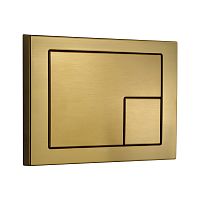 Смывная клавиша KKPol SPP/374/BG/K M10 для инсталляции, брашированное золото