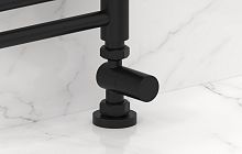 Вентиль Сунержа 31-1401-1234 прямой, (цилиндр) G 1/2" НР х G 3/4" НГ, матовый черный