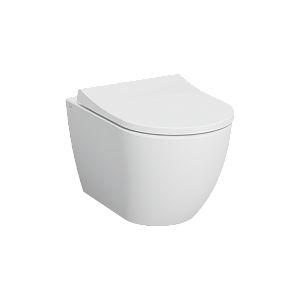 Чаша унитаза Vitra 7510B003-0075 Mia Round подвесного 36х54 см, SmoothFlush, безободковый, белый глянец