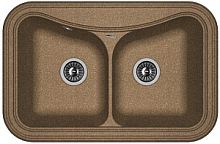 Мойка для кухни Florentina 20.175.E0780.105 Крит 78х51 см, коричневая