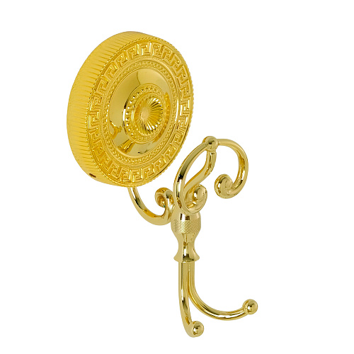 Крючок Migliore 31534 Montecarlo двойной с завитком, золото - купить в Санкт-Петербурге, цена на Крючок Migliore 31534 Montecarlo двойной с завитком, золото в интернет-магазине Керамос Крючок Migliore 31534 Montecarlo двойной с завитком, золото купить недорого в интернет-магазине Керамос