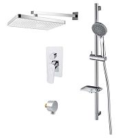 Комплект Aquatek AQ1074CR Вега для ванной Set 4 в 1 (AQ1046CR + AQ2081CR + AQ2454CR + AQ2011CR), хром