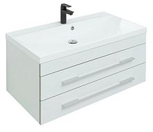 Тумба с раковиной Aquanet 00281098 Верона, 90х48 см, белая