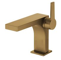 Смеситель Keuco 51104030100 Edition 11 для умывальника однорычажный, излив 11 см, бронза шлифованная