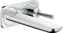 Смеситель для раковины однорычажный, стеновой Hansgrohe Pura Vida 15084000