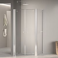 Душевой уголок RGW 040847189-011 Passage PA-47-1 (PA-04 + Z-060-1 + держатель), 185 см, профиль хром