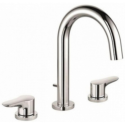 Смеситель Kludi 323930575 Objekta для умывальника на 3 отверстия, хром