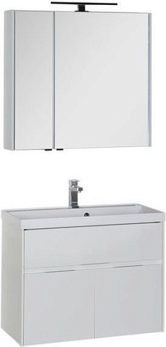 Комплект мебели Aquanet 00179839 Латина для ванной комнаты, белый купить недорого в интернет-магазине Керамос