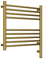 Полотенцесушитель электрический Сунержа 051-5805-5050 Богема 3.0 РЭБ, прямая, 500х500 мм/ МЭМ правый, состаренная латунь