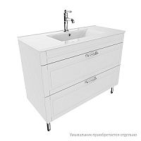 Тумба IDDIS, OXF10W1i95 Oxford напольная, 100х45 см, белый матовый