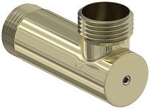 Уголок Сунержа 020-1523-1010 с клапаном G 1" НР х G 1" НР, шампань