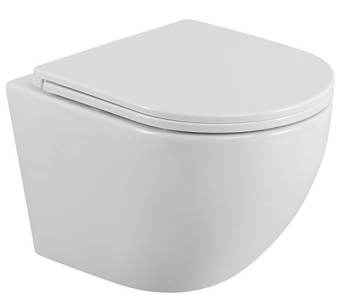 Унитаз подвесной BelBagno BB3105CHR/SC Uno c крышкой/сиденьем, белый Унитаз подвесной BelBagno BB3105CHR/SC Uno c крышкой/сиденьем, белый